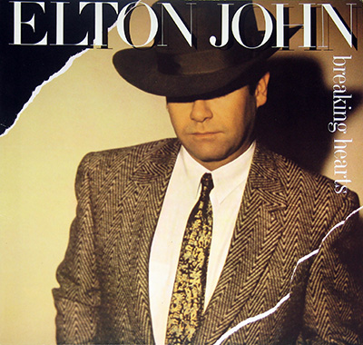 ELTON JOHN - Breaking Hearts album front cover vinyl record